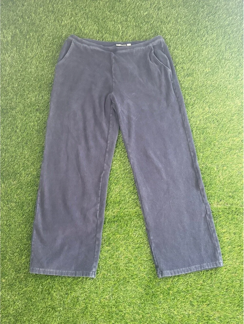 Vintage L.L.Bean 90s Navy Soft Pants, Men's L